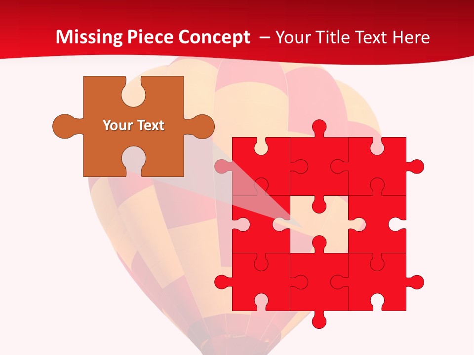 Hot Air Isolated PowerPoint Template