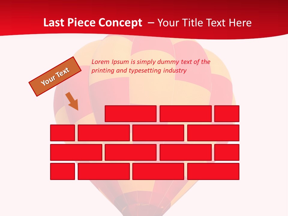 Hot Air Isolated PowerPoint Template