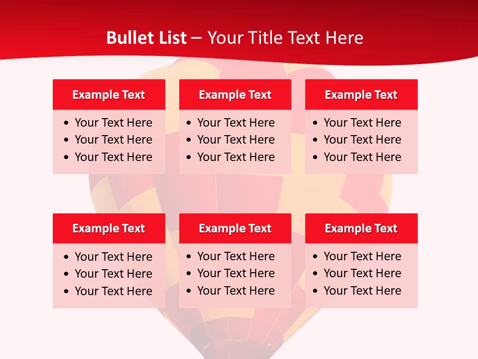 Hot Air Isolated PowerPoint Template