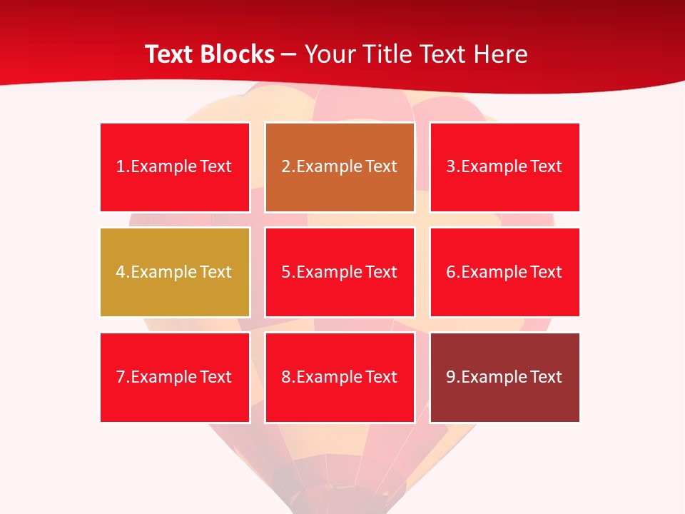 Hot Air Isolated PowerPoint Template