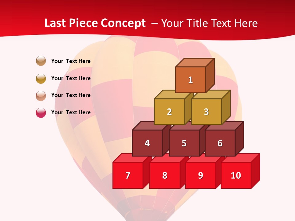 Hot Air Isolated PowerPoint Template