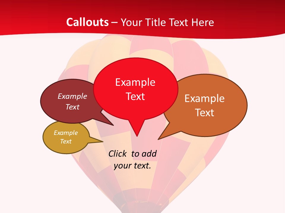 Hot Air Isolated PowerPoint Template