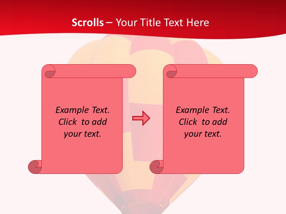 Hot Air Isolated PowerPoint Template