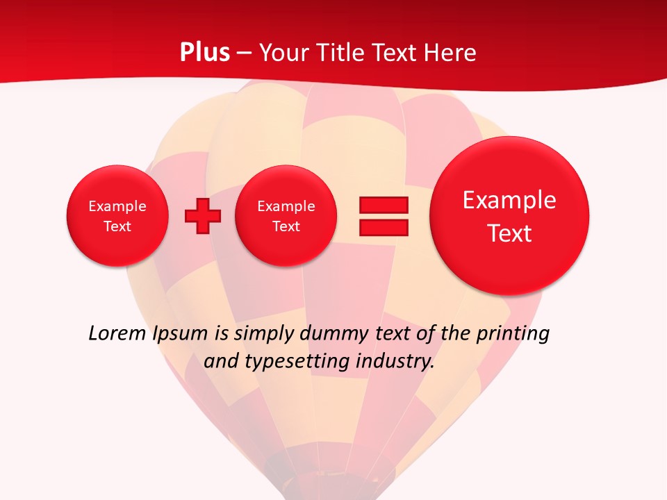 Hot Air Isolated PowerPoint Template
