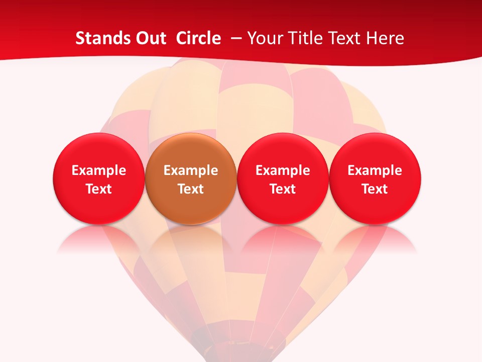Hot Air Isolated PowerPoint Template
