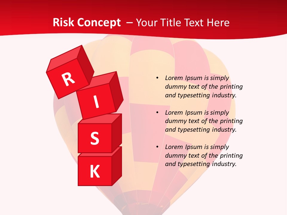 Hot Air Isolated PowerPoint Template