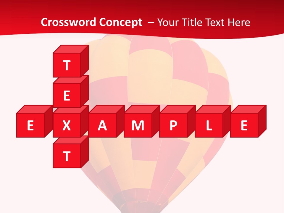 Hot Air Isolated PowerPoint Template