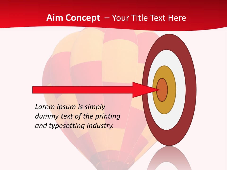 Hot Air Isolated PowerPoint Template