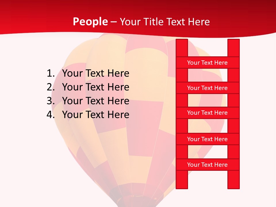 Hot Air Isolated PowerPoint Template