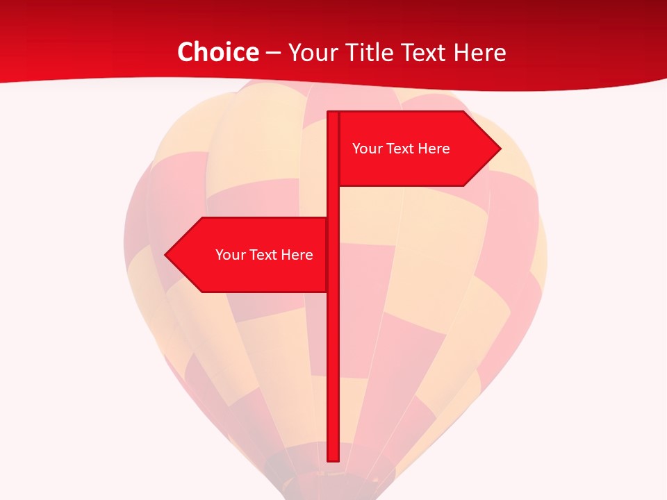 Hot Air Isolated PowerPoint Template
