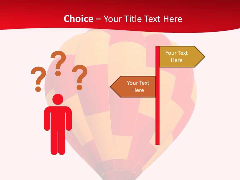 Hot Air Isolated PowerPoint Template