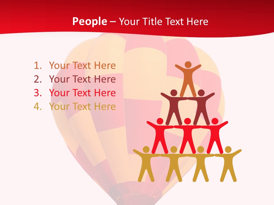 Hot Air Isolated PowerPoint Template