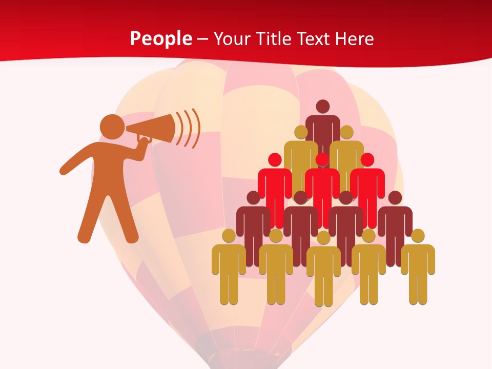 Hot Air Isolated PowerPoint Template