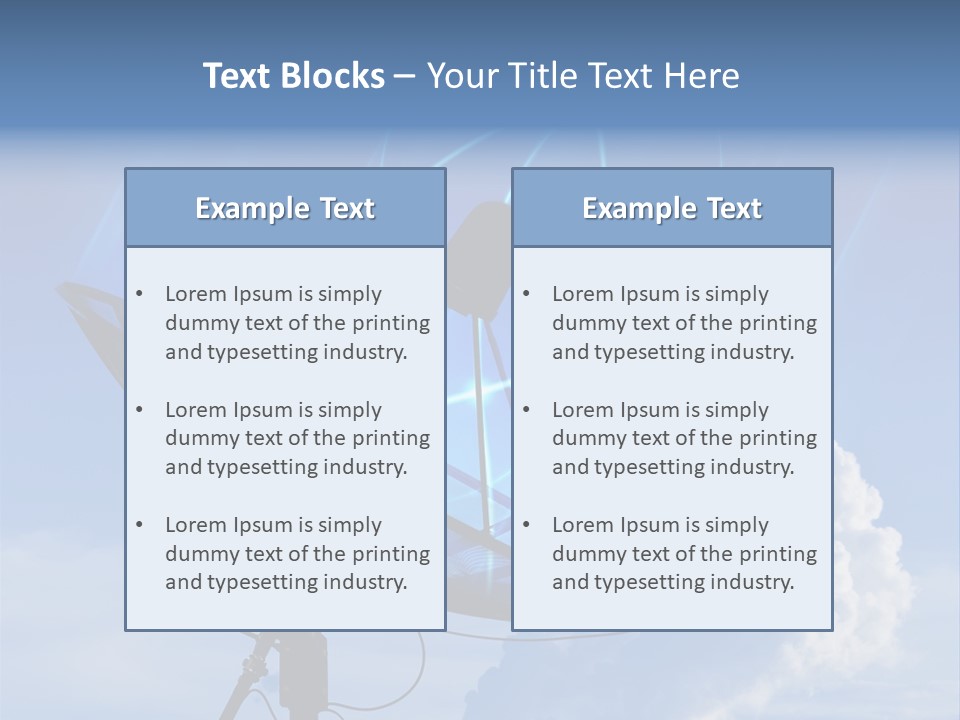 Information Power Television PowerPoint Template