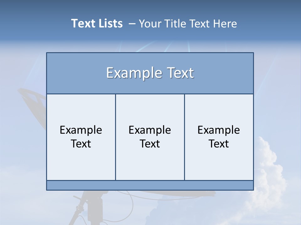 Information Power Television PowerPoint Template