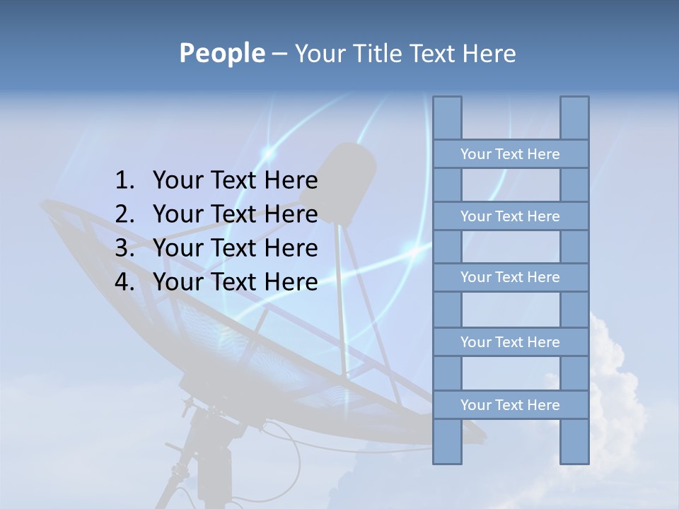 Information Power Television PowerPoint Template