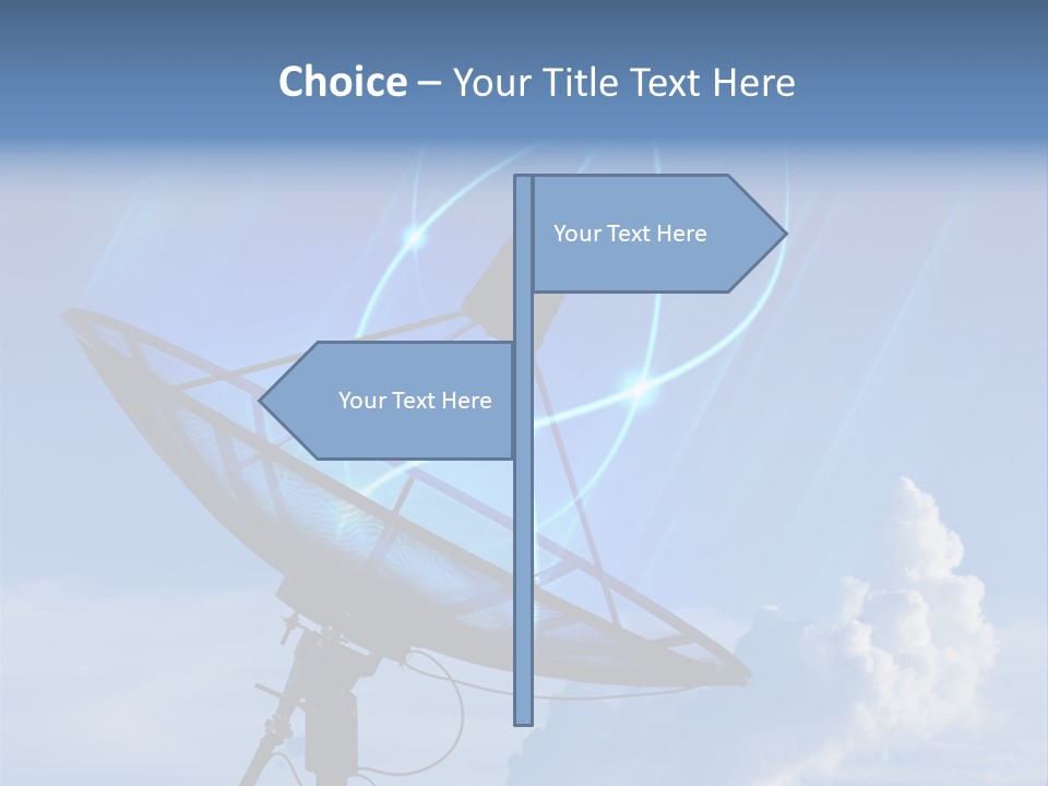 Information Power Television PowerPoint Template