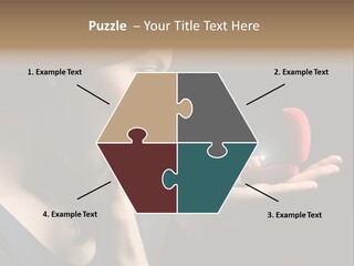 Woman Magic Diamond PowerPoint Template