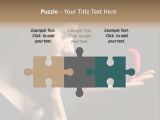 Woman Magic Diamond PowerPoint Template