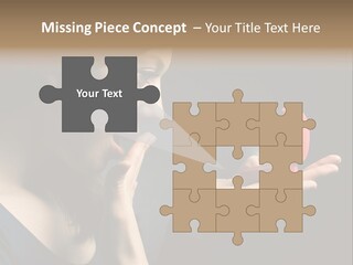 Woman Magic Diamond PowerPoint Template