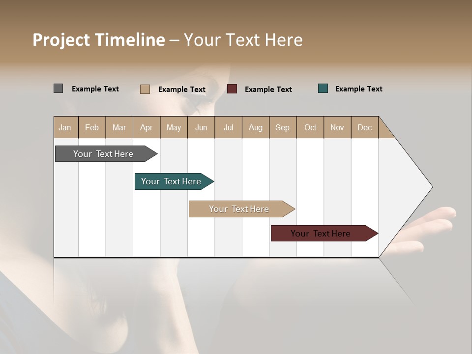 Woman Magic Diamond PowerPoint Template