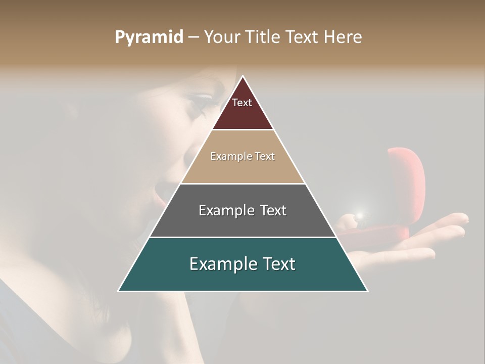 Woman Magic Diamond PowerPoint Template