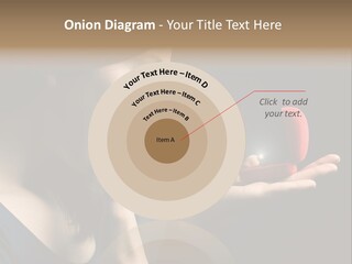 Woman Magic Diamond PowerPoint Template
