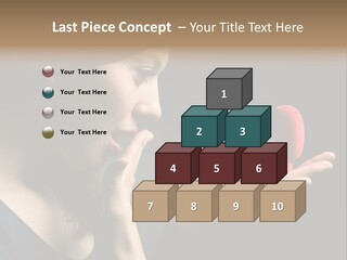 Woman Magic Diamond PowerPoint Template