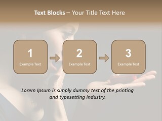 Woman Magic Diamond PowerPoint Template
