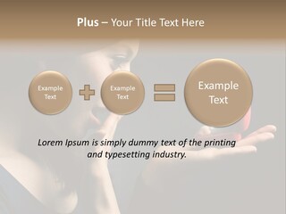 Woman Magic Diamond PowerPoint Template