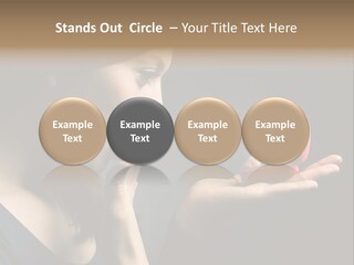 Woman Magic Diamond PowerPoint Template