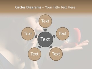 Woman Magic Diamond PowerPoint Template
