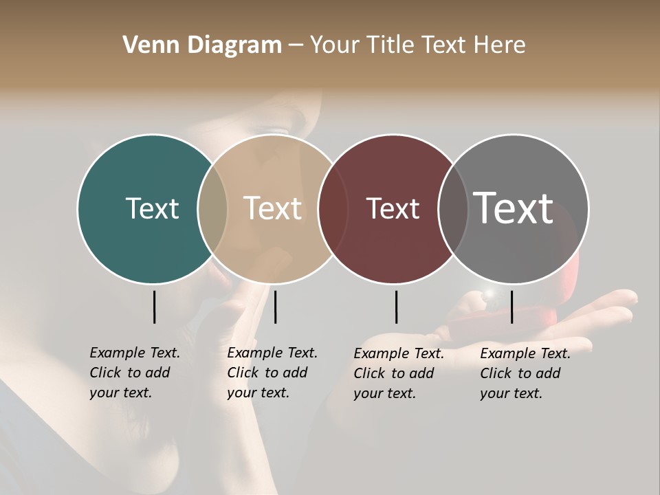 Woman Magic Diamond PowerPoint Template
