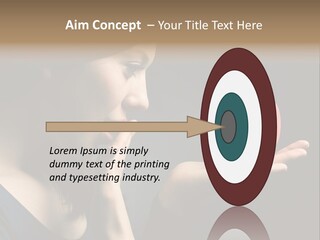 Woman Magic Diamond PowerPoint Template