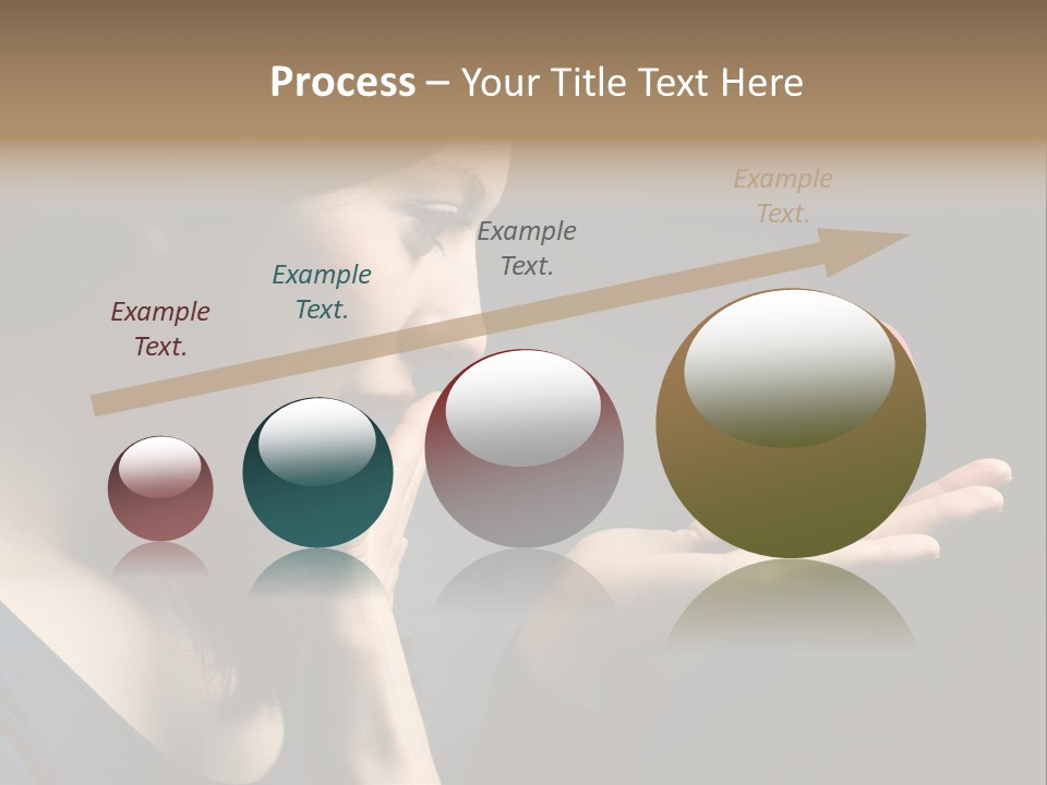 Woman Magic Diamond PowerPoint Template