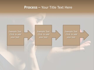 Woman Magic Diamond PowerPoint Template