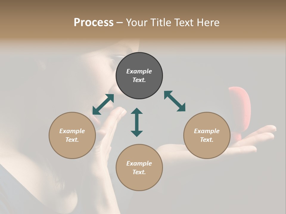 Woman Magic Diamond PowerPoint Template