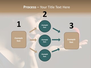 Woman Magic Diamond PowerPoint Template