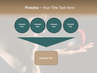 Woman Magic Diamond PowerPoint Template