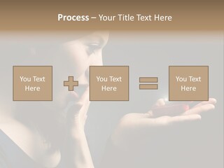 Woman Magic Diamond PowerPoint Template