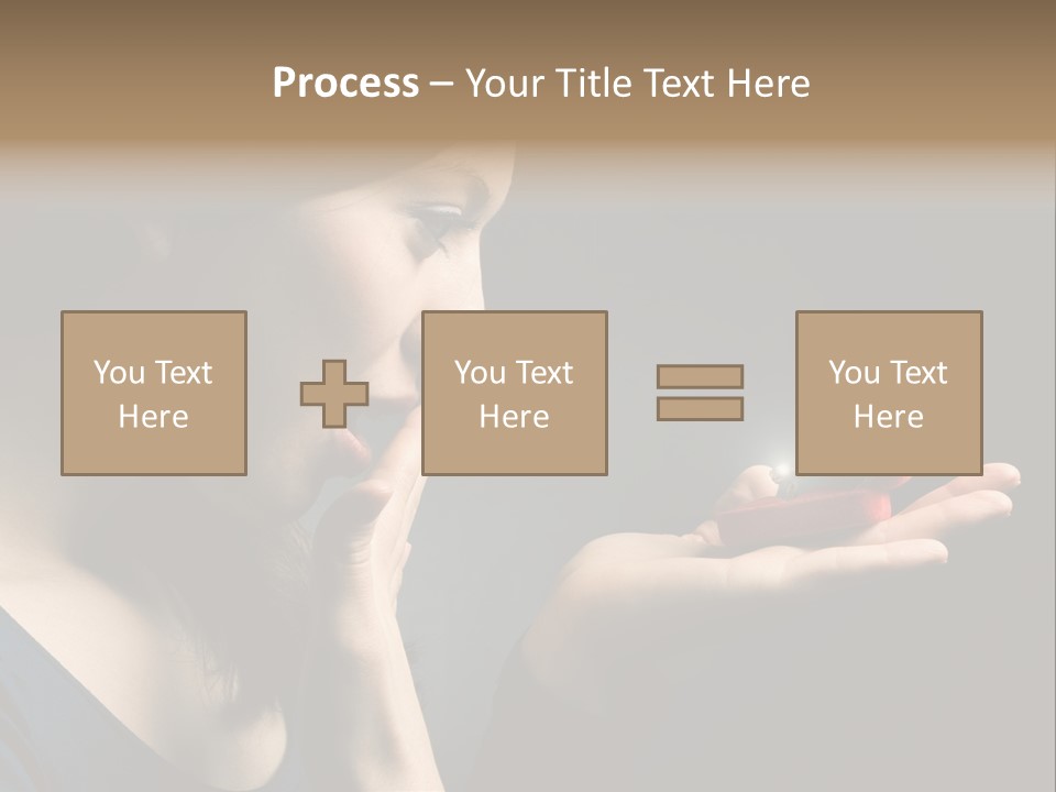 Woman Magic Diamond PowerPoint Template