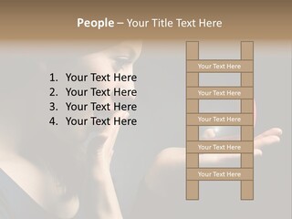 Woman Magic Diamond PowerPoint Template