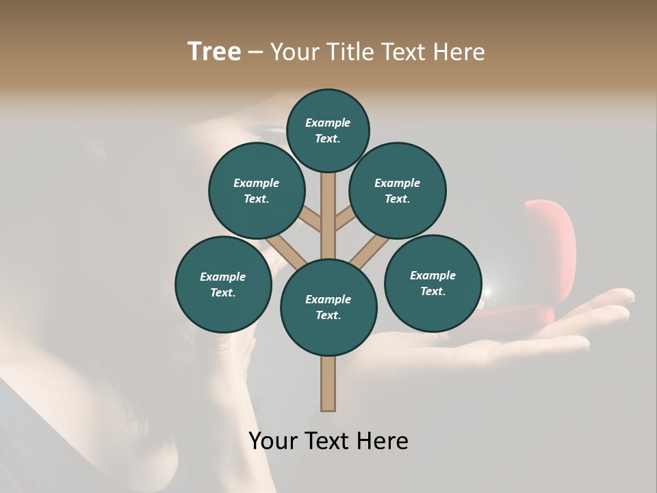 Woman Magic Diamond PowerPoint Template