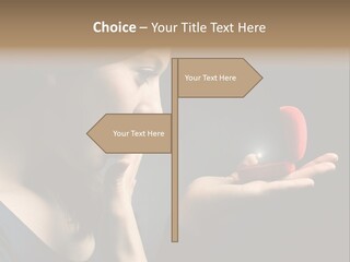 Woman Magic Diamond PowerPoint Template
