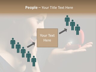Woman Magic Diamond PowerPoint Template