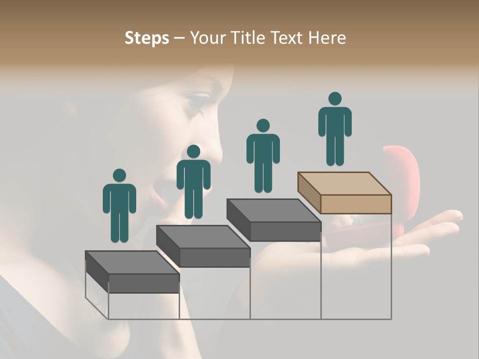 Woman Magic Diamond PowerPoint Template