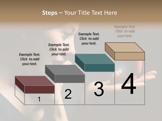 Woman Magic Diamond PowerPoint Template