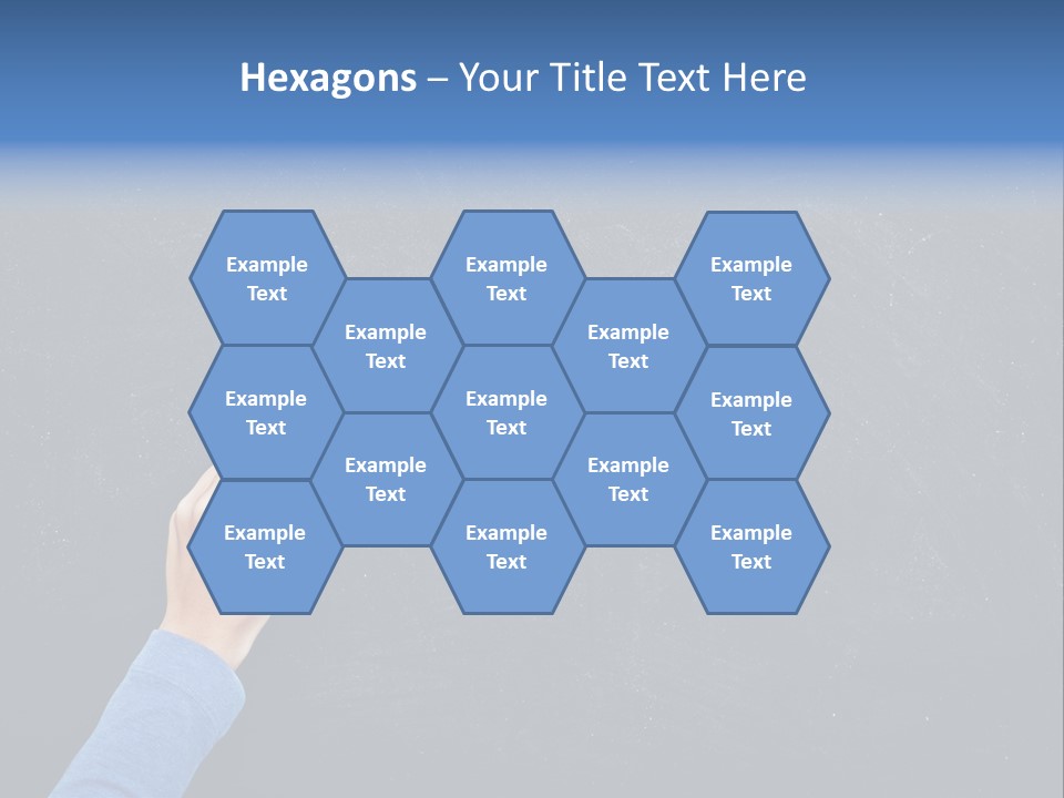 Handwriting Work Arm PowerPoint Template