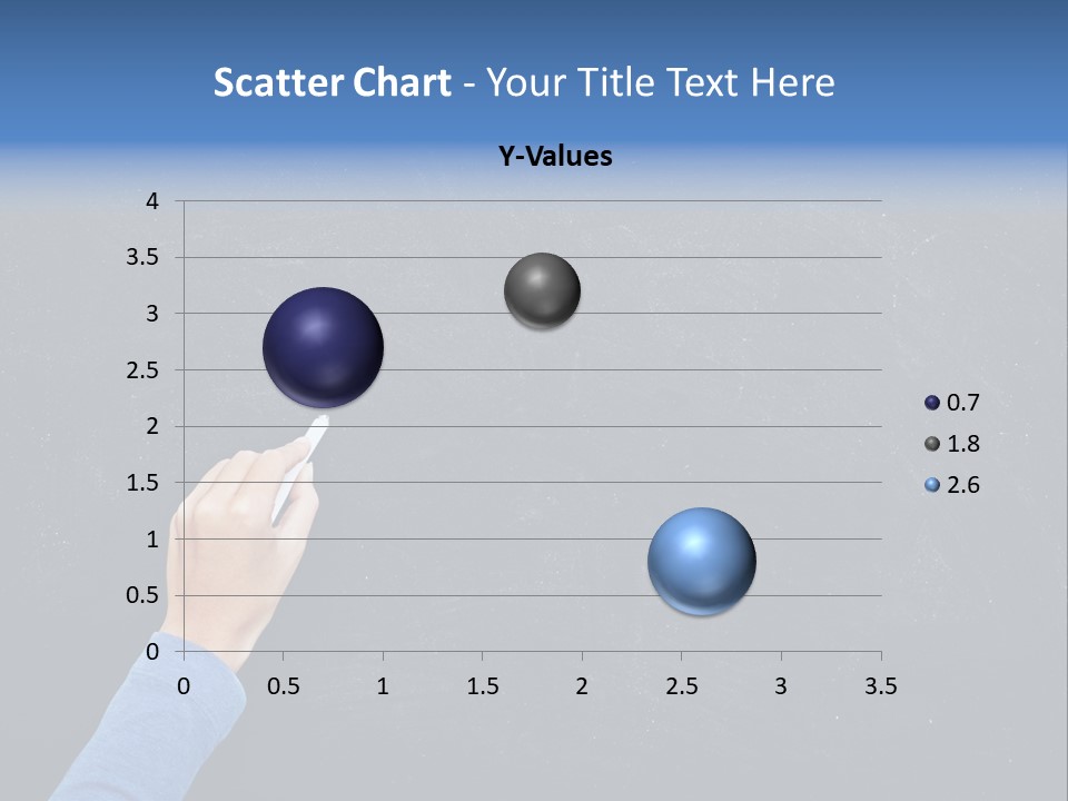 Handwriting Work Arm PowerPoint Template
