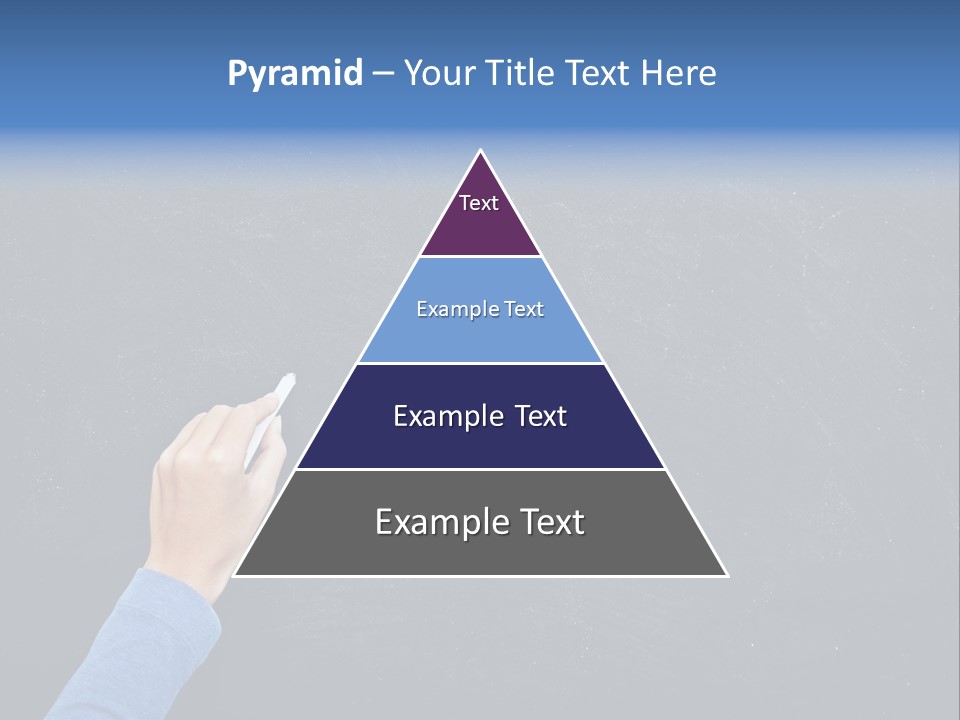 Handwriting Work Arm PowerPoint Template
